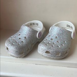 Glitter crocs